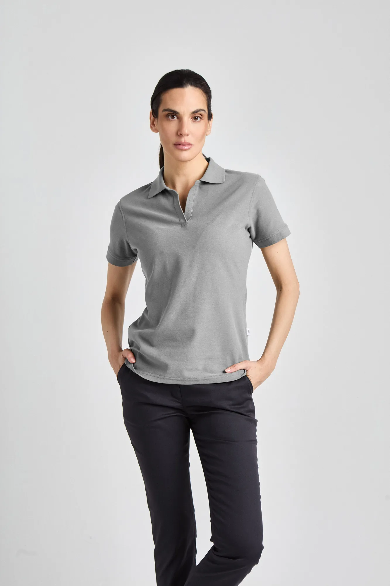 Susa Lady - Poloshirt - silbergrau